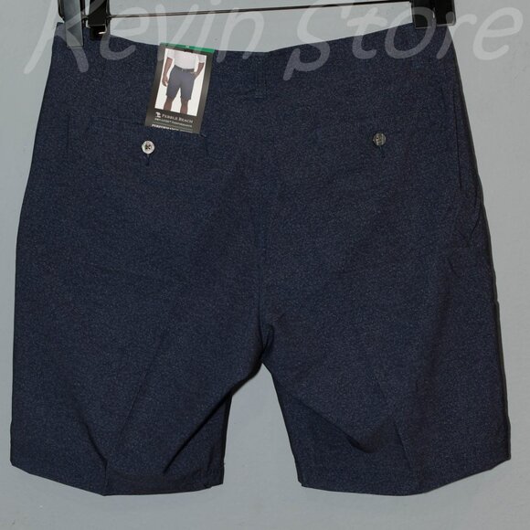3 pairs Tan , Navy, Black - Pebble Beach Men’s‎ Dry-Luxe Performance Shorts - Picture 7 of 14